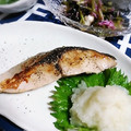 ＴＯＭＯＷＡＴ's cooksnap of when they made 鰤の塩焼き☆山葵おろしで.