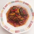 ラクラクダ's cooksnap of when they made 鶏肉と3色ピーマンの中華風炒め.