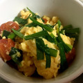 どっど's cooksnap of when they made トマトとたまごとニラの中華炒め.