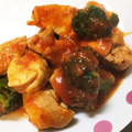 nana3coco's cooksnap of when they made 簡単 鶏肉のトマト煮込み.