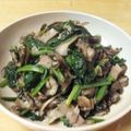 ぽりぽり拓庵's cooksnap of when they made ★ほうれん草とｷﾉｺのｵｲﾏﾖ炒め★.