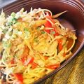 マトリョーシキャ's cooksnap of when they made 味噌風味♪牛肉とごぼうの和風パスタ.