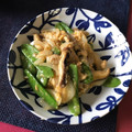 なーちんかーちゃん's cooksnap of when they made ＊絹さやと新たまねぎの卵とじ＊.
