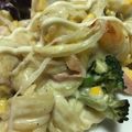 YLanson's cooksnap of when they made 角切りポテトとブロッコリのクリームペンネ.