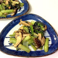 コレQ's cooksnap of when they made 小松菜としいたけのたらこ炒め.