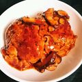 チョコパウダー's cooksnap of when they made 我が家のハンバーグ＊きのこソースで煮込む.