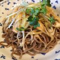 ラテ柴's cooksnap of when they made 卯月製麺「ピリ辛ねぎのまぜそば」.