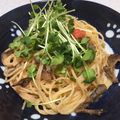 猫好き一家's cooksnap of when they made 明太子ときのこのスパゲッティ.