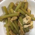 塩むすび好き's cooksnap of when they made 山ふきと油揚げの煮物.