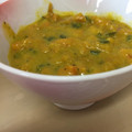 ♪ひのひの♪'s cooksnap of when they made かぼちゃとにんじんとカレーの黄色いスープ.