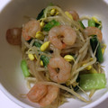 クックKXKWV4☆'s cooksnap of when they made 小エビと豆もやしの中華炒め.