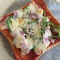 牛乳プリン（・Å・）'s cooksnap of when they made 朝食に☆ちゃっちゃっとピザトースト.