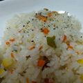 ルビニャン's cooksnap of when they made ベーコンシーチキンピラフ 炊飯器.