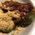 Barbie-m's cooksnap of when they made お豆腐で簡単ﾓﾁﾓﾁ ♡春のよもぎ団子.