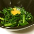 えんぜるまま's cooksnap of when they made ニラと黄身と胡麻油おひたし☆おつまみ最適.