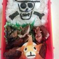 クックK79BAN☆'s cooksnap of when they made ワンピース＊サニー号とメリー号のキャラ弁.
