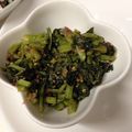 もち子29's cooksnap of when they made かぶの葉の味噌炒め.