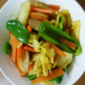 ゆかいなゆったん's cooksnap of when they made 簡単☆ピーマン&白菜のカレー粉炒め.
