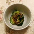 ★水渚★'s cooksnap of when they made きゅうりの梅肉あえ.