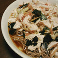 胃が宇宙's cooksnap of when they made 冷やし蕎麦　鶏わさび風味.