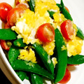 shino035's cooksnap of when they made すなっぷえんどうとトマトの卵炒め.