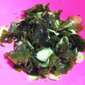 あぽろ．'s cooksnap of when they made わかめときゅうりの梅ポンおかか和え.