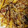 とろーるる's cooksnap of when they made さつまいもとごぼうのきんぴら.