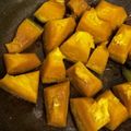ゆりのあね's cooksnap of when they made 10分！フライパンで超簡単かぼちゃの煮物.