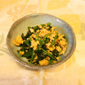 龍青空ママ's cooksnap of when they made 春の彩り〜ほうれん草とたまごの菜種和え♪.