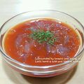 RIKOTORA's cooksnap of when they made トマトジュースで！ガスパチョ風ところてん.