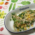 おはなすき's cooksnap of when they made もやしとかいわれ大根のツナ旨サラダ.