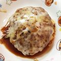 パンプキンちゃん♡'s cooksnap of when they made てりやきハンバーグ.