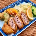 お料理ニャロメ's cooksnap of when they made 節約！豚こま肉で柔らか一口とんかつ.