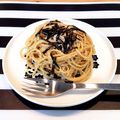 ぱっつんがちゃこ's cooksnap of when they made 柚子胡椒香る！明太マヨのパスタ.
