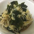 delight＊'s cooksnap of when they made あともう一品に！ワカメとモヤシのナムル☆.