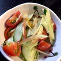いくうき's cooksnap of when they made みょうがトマトきゅうりの甘酢サラダ.