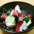 もりはん's cooksnap of when they made 甘酸っぱ♡簡単♡おタコきゅう.