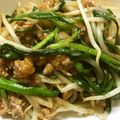 ☆keiちゃん☆'s cooksnap of when they made cook do風♪豚肉ともやしの香味炒め.