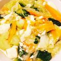 夏女旅娘's cooksnap of when they made 中華風 豆腐の野菜あんかけ煮.
