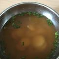Yokchina's cooksnap of when they made ベビーホタテの味噌汁.