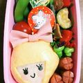 まめ１００ｇ's cooksnap of when they made 幼稚園 お弁当 キャラ弁*女の子.