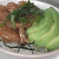 Apple_Home's cooksnap of when they made まぐろと温玉のすし丼.