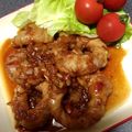 kimamu's cooksnap of when they made 豚バラ肉巻きオニオンリング.