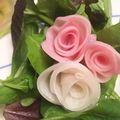 hoho！'s cooksnap of when they made ＊薔薇大根deハートのちらし寿司ケーキ＊.
