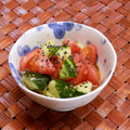 のば☀のば's cooksnap of when they made あといっぴん。きゅうりとトマト中華。.