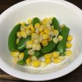 卵せんべい's cooksnap of when they made コーンとスナップエンドウの簡単サラダ.