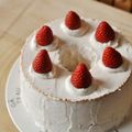 カシェ's cooksnap of when they made ふんわり＊いちごケーキ.