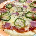 Nya6nya6's cooksnap of when they made お腹にやさしい！発酵なしのおからピザ★.