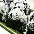 KUMI KUMI's cooksnap of when they made 梅昆布茶香るじゃこワカメご飯☆おにぎり★.