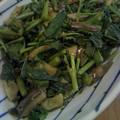 rintarosan's cooksnap of when they made 明日葉と舞茸のマヨ粒マスタード炒め.